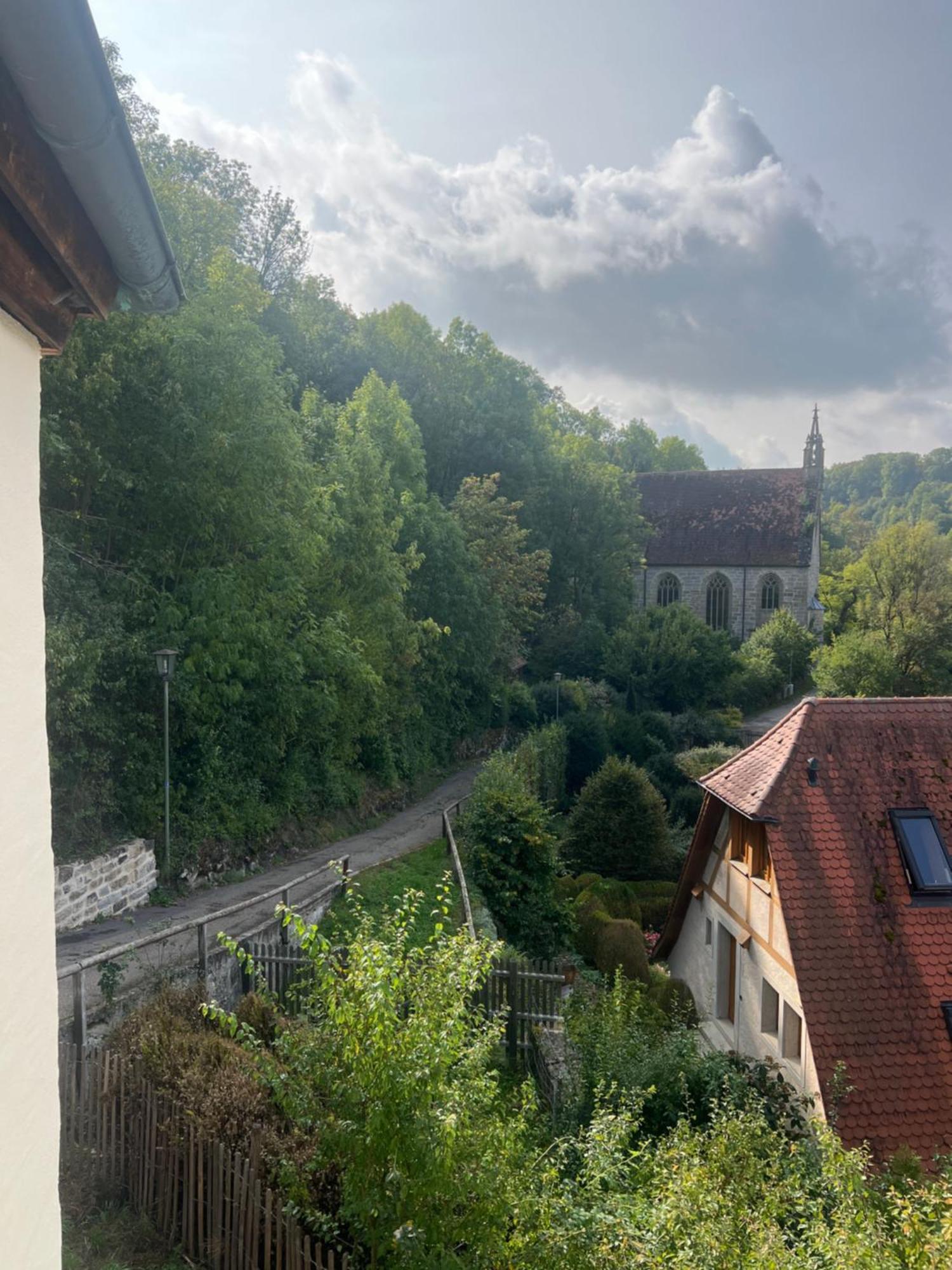 Ferienhaus Kobolzeller Schloesschen A.D.Weinsteige โรเทนบวร์ก อ็อบ แดร์เทาเบอร์ ภายนอก รูปภาพ